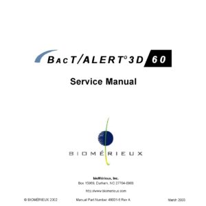 bact alert 3d user manual